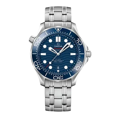 Silver Omega Seamaster Diver 300M watch